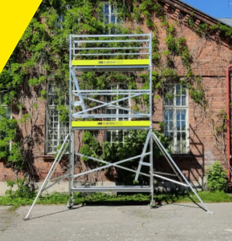 Alumiiniporrasteline, 140 cm x 300 cm 4m